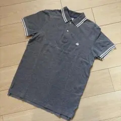 【Brooks Brothers】半袖ポロシャツ メンズ Sサイズ ブルーグレー