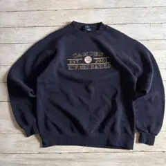 ヴィンテージ　00年代　RIVERSHARKS刺繍スウェット ネイビー