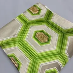 正絹の袋帯　刺繍