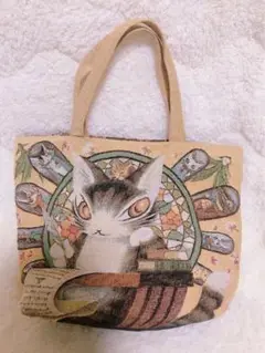 猫のダヤン わちふぃーるど ゴブラン織りワイドトートバッグ 美品 Dayan♥