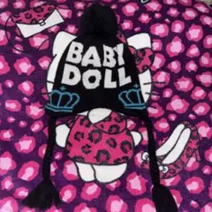 BABYDOLL キッズニット帽 帽子 ポンポン付き 平成