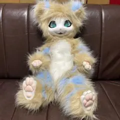 アートドール ぬいぐるみ 狼 犬 幻獣 - メルカリ