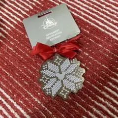 ディズニーストア Disney 雪の結晶 オーナメント クリスマス ミッキー