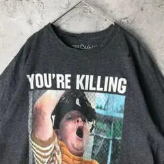 A2586古着　Tシャツ チャコールグレー