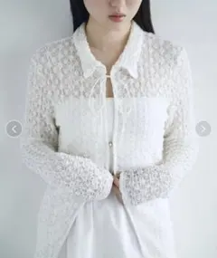 6(ROKU)＞SUKASHI KNIT SHIRT/ニット - メルカリ