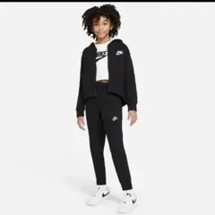 Nike ブラック ロングパンツ スウェット　130 キッズ　XS ボトムス