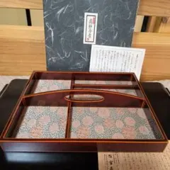 天然木　飛騨春慶塗 忘れな盆 　②
