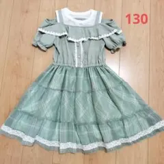 axes femme フリル付き チェック柄ドレスのサムネイル