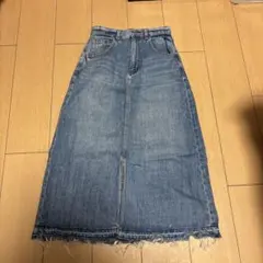 ジーユー　Mサイズ　ロングスカート　デニムスカート　GU