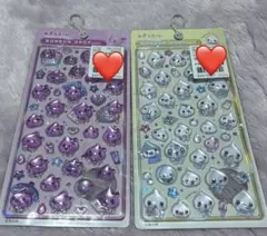 新品　正規品　ボンボンドロップシール　しずくちゃん　ピンク　ホワイト　セット