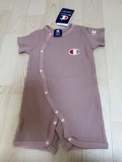 チャンピオン　ロンパース　ピンク　半袖　ロゴ　60から70 赤ちゃん　夏のサムネイル