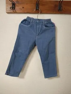USED★ミキハウス 100cm デニム長ズボン★⑨-4