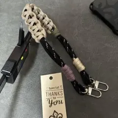 パラコード製 万能ストラップ スマホストラップ ハンドストラップ ホルダー付