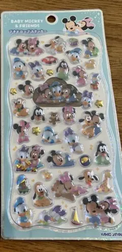 ミッキー＆フレンズ プチドロップステッカー　ベビー
