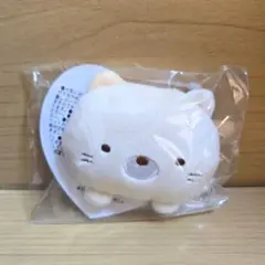 ねこ　ぬいぐるみバッジ　すみっコぐらし