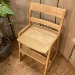 大和屋 ココスタイル GLチェア 学習チェア 天然木 高さ調節 yamatoya