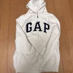 GAP フルジップパーカー ホワイト
