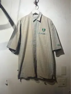 ⁠00s ナイキ NIKE ジョーダン JORDAN 半袖チェックシャツ L