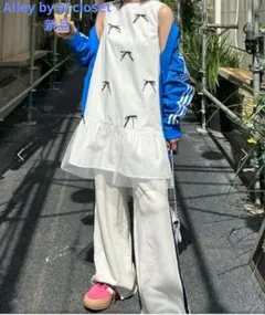 新品　Alley　いっぱいリボンつけたワンピ