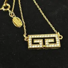 美品✨️ジバンシー ラインストーン Gロゴ ネックレス ヴィンテージのサムネイル