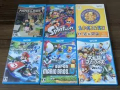 任天堂 wiiu wii ゲームソフトセット マリオ マイクラ スプラトゥーン