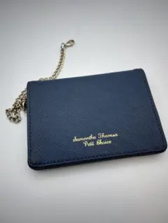 Samantha Thavasa Petit Choiceネイビー パスケース