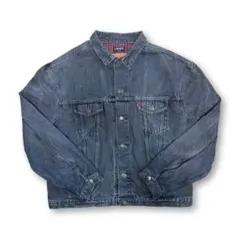 希少 80s Levi’s Liberty別注 70506 先染めブラックデニム