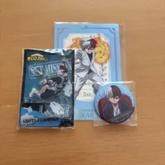 ヒロアカ　轟焦凍 3点セット アクリルスタンド 缶バッジ カード