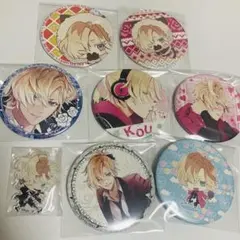 DIABOLIK LOVERS ディアラバ 無神コウ ビッグ缶バッジ 8点