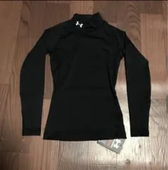 ラスト1 アンダーアーマー YMD ブラック アンダーシャツ 長袖 インナー