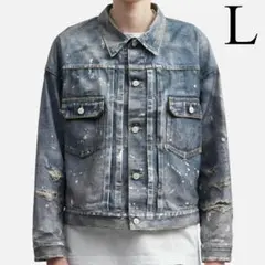 L　JUNYA WATANABE NEW MANUAL デニムジャケット　転写のサムネイル