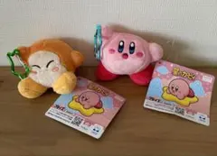 星のカービィ　カラビナ付きマスコット　カービィ　ワドルディ