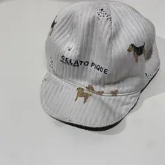 GELATO PIQUE 犬プリント ベビー帽子