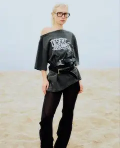 【新品未使用】LCDC asymmetric printed t-shirtのサムネイル