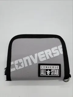 新品未使用　CONVERSE ALL STAR 二つ折り財布 グレーのサムネイル