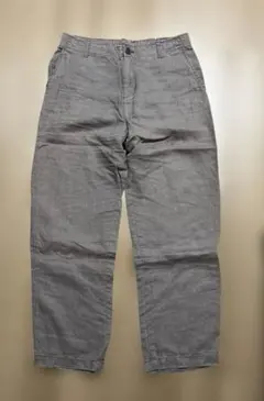 麻 カジュアルパンツ