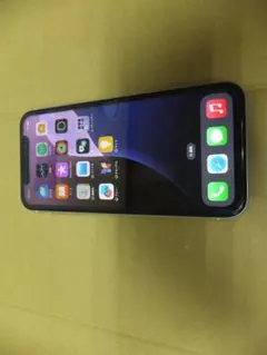 (1852) iPhoneXR64GBホワイトSIMフリー保護シ－ト手帳型ケ－ス