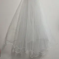 ルリアン　ショートベール　縁取りあり