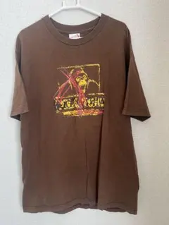 XLARGE ゴリラグラフィック Tシャツ ブラウン