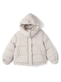 GRL フード付2Way中綿ダウンジャケットkb20 アイボリー