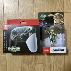 Nintendo Switch Proコントローラー　ゼルダの伝説+アミーボ