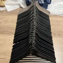 IKEA イケア 木製 ハンガー BUMERANG ブラック40本