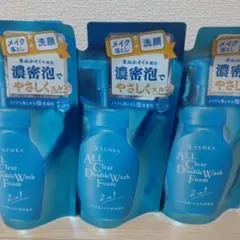 専科 SENKA メイクも落とせる 泡洗顔料 2in1 3個 つめかえ用のサムネイル