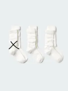 ユニクロ ルーズソックス 2足組 23~25