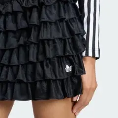 adidas アディダス フリル ミニスカート ブラック Sのサムネイル