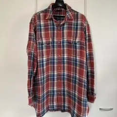 マインデニム オーバーサイズ チェックネルシャツジャケット 2