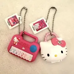 ハローキティ かわいいおもちゃ ミニチュアチャーム 2種セット