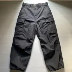 ポリエステル　リップストップ　カーゴパンツ