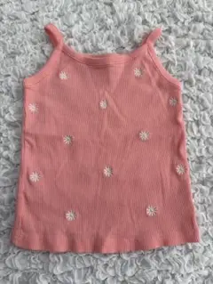 【98cm】ZARA ピンク 花柄キャミソール 2-3歳