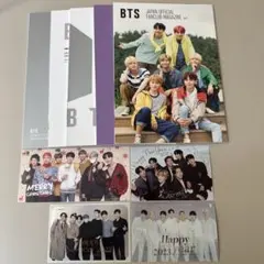 BTS ファンクラブ 会報　vol.6〜vol.10 グリーティングカード　4枚